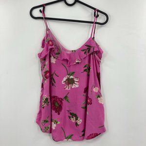 Old Navy Pink Floral Tank Top